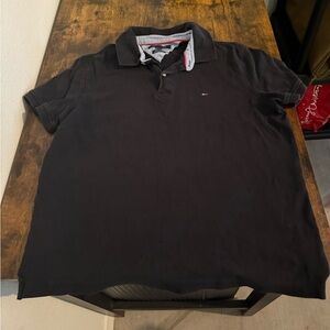 Tommy Hilfiger men’s black polo